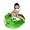 Boon Green Oval Animal Bag