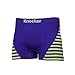 Men's Both Side Stripes Printed Nylon Stretchable Boxer 5-Pcs Set, One Size, Asst