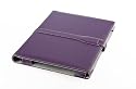 M-Edge Executive Genuine Leather Kindle DX Jacket (Fits 9.7" Display, Latest Generation Kindle DX), Pebbled Purple