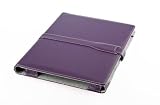 M-Edge Executive Genuine Leather Kindle DX Jacket (Fits 9.7" Display, Latest Generation Kindle DX), Pebbled Purple