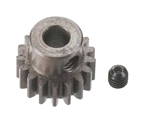 Robinson Racing Products 8717 Hard Bore 0.8 Module Pinion Gear, 17T, 5mm