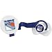 New York Rangers Silicone Nipple Pacifier with Clip