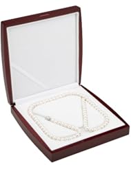 AAA 7.5-8mm White Freshwater Cultured Pearl Necklace 26in Matinee