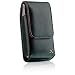 High Quality Executive Black Genuine Leather with Red Border Vertical Pouch Case for Samsung i900 Omnia, BlackJack SGH-i607, BlackJack II SGH-i617, Ace SPH-i325, Access A827, Instinct M800 + Lanyard Gift