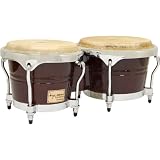 Tycoon Percussion 7 Inch & 8 1/2 Inch Concerto Series Bongos - Mahogany Finish