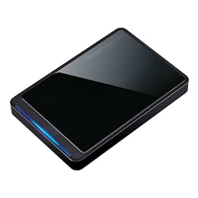 Buffalo Ministation 1TB USB 2.0 Slimline Portable External Hard Drive - Black