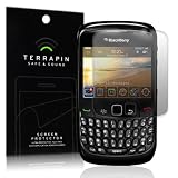BLACKBERRY CURVE 8520 SCREEN PROTECTOR with MicroFibre cleaning cloth.