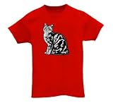 American Shorthair- Image - Juniors/Girly T-Shirt, Red, Small