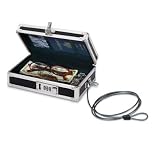 Vaultz Locking Mini Security Box for Cell Phones, iPods and Cash Black, (VZ00075)