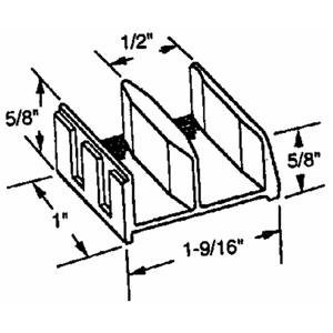 Prime Line Prod. 192971 Shower Door Bottom Guide