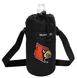 411RrDI3aDL. SL160  U of L University of Louisville Cardinals Logo Water Bottle Holder and Bottle Sport Fitness Workout Gifts and Gift Ideas For Man Men Him Her Women Ladies Runners Joggers Sports OFFICIAL NCAA MERCHANDISE Waterbottle
