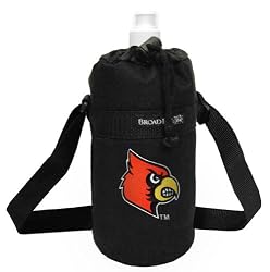 Louisville Cardinals Water Bottle Holder and Bottle University of Louisville Sport Fitness Workout Gifts and Gift Ideas For Man Men Him Her Women Ladies Runners Joggers Sports OFFICIAL NCAA MERCHANDISE Water bottle