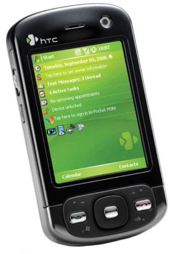 HTC - Téléphone portable - Trinity P3600 - Quadribande - Edge - GPRS - Windows Mobile 5 - Bluetooth - VGA - Mini SD - Noir
