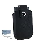 RIM BlackBerry Leather Swivel Holster - Holster bag for smartphone - leathe ....