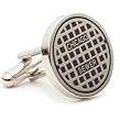 Chicago Manhole Cover Cufflinks &copy; - City Street Formal Wear - Cufflinks