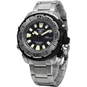 Seiko Wrist Watches-Seiko SKZ247K1 Men's Automatic Mechanical Self-Winding Dive Watch Black Dial