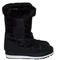 New Womens Black Winter Snow Boot