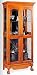 Traditional Design Double Door Curio Cabinet