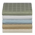 Home 300-Thread-Count Windowpane Sheets and Pillowcases