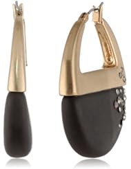 Kenneth Cole New York "Pave Splash" Pave Hoop Earrings