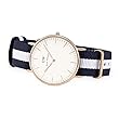 Daniel Wellington Damen-Armbanduhr Glasgow Analog Quarz Nylon 0503DW by Daniel Wellington