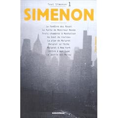 Tout Simenon, tome 1
