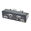 Playstation 3 Mini USB HUB Adapter 4 x USB Ports + Card Reader passgenau f�r die Slim Version