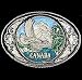 CANADA WESTERN SCROLL - Belt Buckle