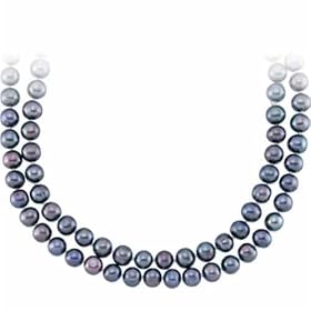 72 Inches 8.0mm-8.5mm Freshwater Black Pearls. Cultured Freshwater Black Pearl... by Jewelry Days