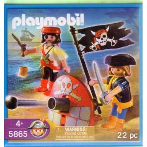 Playmobil 5865 Pirate Playset: Pirates with Cannon