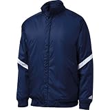 Adidas Men's Team Game Day Jacket Coach Coat-Navy/White