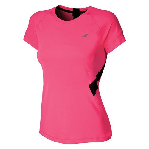 New Balance Damen Running Shirt ICEFIL SHORT SLEEVE, virtual pink, L, WRT2116 T.US Preisvergleich
