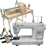 Grace Machine Quilter Pro (GMQ Pro) Machine Quilting Frame, 4th Rail, Juki TL98QE, Grace Speed Control, Bungee Clamps & QuiltCAD Quilting Pattern Software