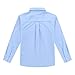 Bienzoe Classical Boy's School Uniform Long Sleeve Button Down Oxford Shirt