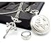 Fullmetal Alchemist Cosplay Costume Anime Pocket Watch & Necklace & Ring
