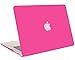 Mosiso Plastic Hard Case Cover for MacBook Air 11 Inch (Models: A1370 and A1465), Rose Red