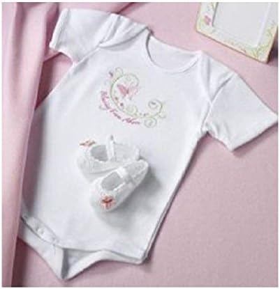 Lillian Rose Baby Collection Girl Blessing Butterfly Onesie Crawler 0-6 Months