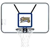 Huffy NBA Team Logo Steel Framed Acrylic 44 Inch Backboard & Rim Combo
