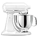 KitchenAid KSM150PSWW Artisan Series 5-Quart Mixer, White on White