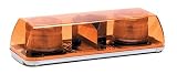 ECCO 5450ACC 22 Strobe Bar Light with Amber Dome and Two Clear Lenses