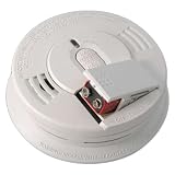 Smoke Alarm - Single Sensor - Detects Flaming Fires - 120V Wire-in with Battery Backup - Front Battery Access - Interconnectable - Kidde i12060