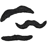 Rhode Island Novelty Adhesive Mustache Set pack of 12