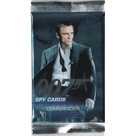 James Bond 007 Spy Cards Commander - 3 packs of boosters