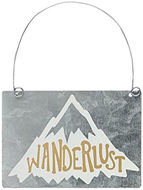 Wanderlust - Tin Ornament