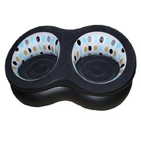 Yellowstone Inflatable Double Armchair - Black/Spots, 142x75x53 cm