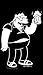 Barney Gumble Simpsons Family Car Window Sticker Decal