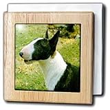 Miniature Bull Terrier - 6 Inch Tile Napkin Holder