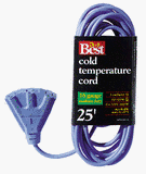 Extension Cords: Do it Best Imports RP-JTW163-25X-BL Do it Triple Outlet Extension Cord