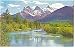 Three Sisters Banff National Park Canada Postcard