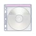 Compucessory CD Filing Sleeve Plastic Multipunched for 2 Disks Ref CCS22290 [Pack 100]